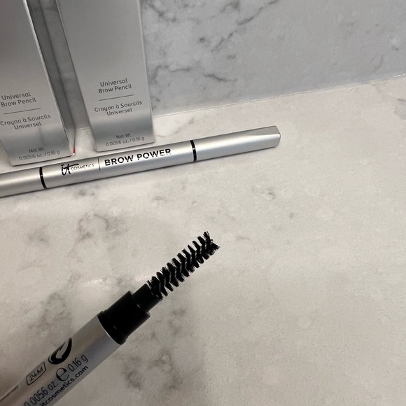 It Cosmetics Brow Power Eyebrow Pencil 2 pack universal taupe blonde tone lot - Picture 4 of 9